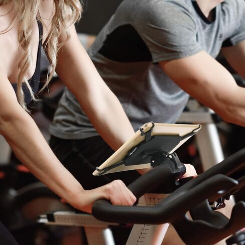 كوزموس ميني تابلت حامل دوار دراجة تابلت جبل 360 قابل للتعديل قرطاسية تمرين دراجة تابلت مشبك سير سير دراجة بيضاوي للجيم الداخلي متوافق مع آيباد ميني / إير 8 بوصة - 12 بوصة in Kuwait
