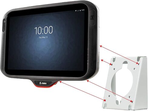 CTA Digital: Premium VESA Wedge and Outlet/PoE Cover Add-On for Tablets, White (ADD-PARAVWW) in Saudi Arabia
