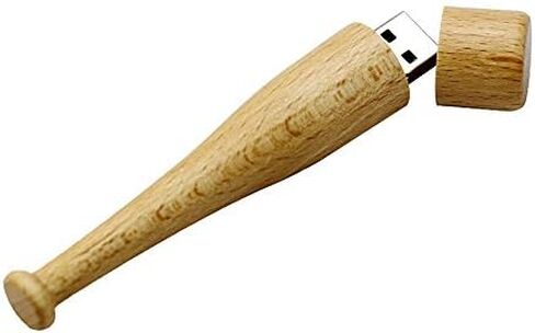 Aneew 16GB بندريف الجدة ثلاثية الأبعاد مضرب بيسبول خشبي نموذج محرك فلاش USB ذاكرة عصا U القرص الإبهام هدية in Kuwait