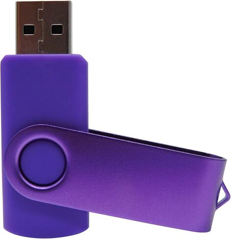 محركات أقراص فلاش USB ذات سعة صغيرة، محركات أقراص إبهامية مع 1 OTG (Micro USB) ومحول واحد من النوع C (USB-C) للهاتف المحمول (أرجواني 128 ميجابايت) in Kuwait