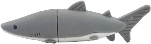 Aneew Gray Pendrive 32GB U Disk Shark Fish USB Flash Drive Memory Thumb in Kuwait