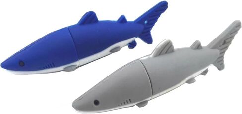 Aneew Gray Pendrive 32GB U Disk Shark Fish USB Flash Drive Memory Thumb in Kuwait