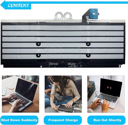 استبدال بطارية CENIFENX G3HTA052H G3HTA053H DYNT02 لجهاز Microsoft Surface Laptop 3، 13.5 بوصة طراز 1867 1868 Series Laptop 7.58V، 45.8Wh، 6041mAh، (ليس لجهاز Surface Laptop 3 15 بوصة) in Kuwait
