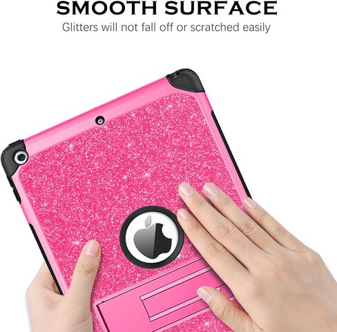 YINLAI Case for iPad 9th 8th 7th Generation 2021/2020/2019, iPad 10.2 Case with Pencil Holder Stand Soft Silicone Hard PC Shockproof Protective Tablet Cover for iPad 9/8/7 Gen 10.2 Inch, Purple/Black in Kuwait