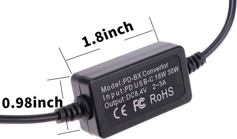 Fotga Power Bank USB Type-C USB-C كابل محول الطاقة + بطارية الدمية NP-FW50 لسوني NEX7 DSC-RX10 II III IV A7 A7R A7S A7II A7RII A7SII A5100 A6000 A6100 A6300 A7000 A6400 A6500 ZV-E10 DSLR in Saudi Arabia