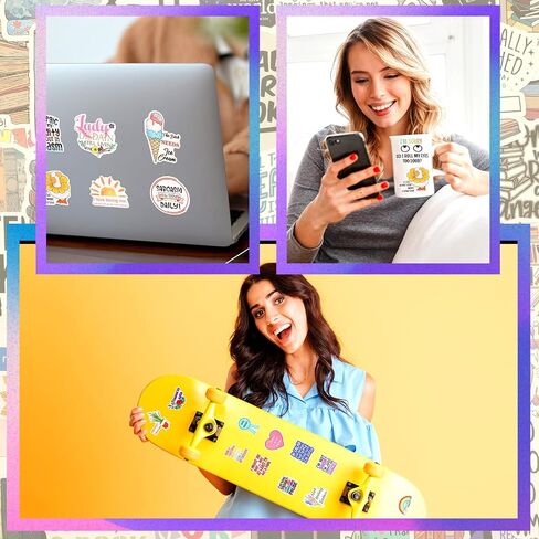 100 قطعة من ملصقات الاقتباسات الساخرة ملصقات مضحكة مقاومة للماء ملصقات سخرية لزجاجات المياه الفينيل ملصقات سناركي هدايا للمراهقين والبالغين وأمتعة الكمبيوتر المحمول ولوح التزلج والأمتعة والهاتف والجيتار in Saudi Arabia