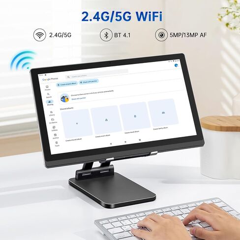 تابلت MESWAO مقاس 14.1 بوصة يعمل بنظام Android مع شاشة كبيرة 1080 بكسل عالية الدقة، أجهزة لوحية WiFi 6 مع عمر بطارية 10000 مللي أمبير في الساعة 10 ساعات، 8+128 جيجا، توسيع 512 جيجا، إصدار 2023 - رمادي in Kuwait