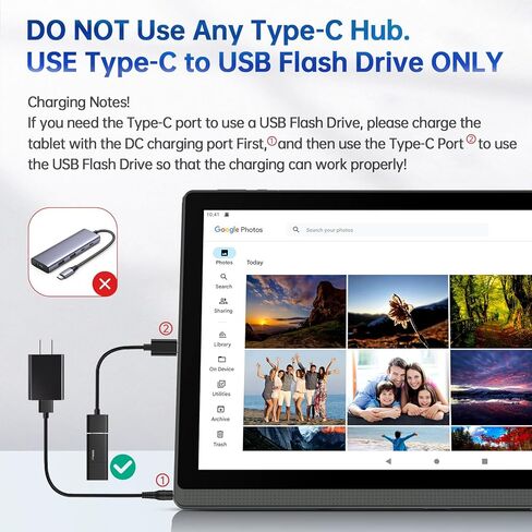 تابلت MESWAO مقاس 14.1 بوصة يعمل بنظام Android مع شاشة كبيرة 1080 بكسل عالية الدقة، أجهزة لوحية WiFi 6 مع عمر بطارية 10000 مللي أمبير في الساعة 10 ساعات، 8+128 جيجا، توسيع 512 جيجا، إصدار 2023 - رمادي in Kuwait