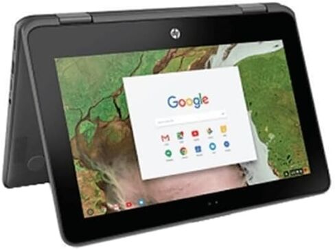 HP Chromebook x360 11 G1 EE 11.6" Touch 4GB 32GB eMMC Celeron® N3350 1.1GHz ChromeOS, Gray (Renewed) in Saudi Arabia