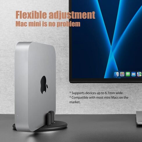 Magnetic Laptop & Mac Mini Vertical Stand Organizer, enGMOLPHY Magnetic Laptop Computer Holder Desktop Stand for New Retina Apple MacBook Pro/Air, Mac Mini, Apple TV, iPad Pro and Cell Phones in Kuwait
