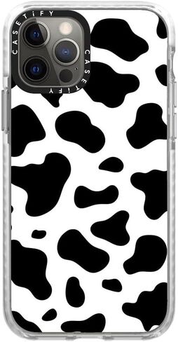 حافظة CASETiFY Impact لجهاز iPhone 12/12 Pro - سحابة الألوان: شيء جديد على الطريق - بقلم Jessica Poundstone - Clear Frost in Kuwait