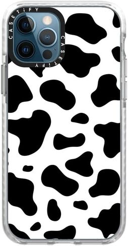 حافظة CASETiFY Impact لجهاز iPhone 12/12 Pro - سحابة الألوان: شيء جديد على الطريق - بقلم Jessica Poundstone - Clear Frost in Kuwait