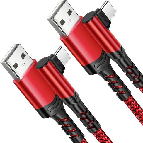 Type C Charger Fast Charging, Right Angle USB to USB C Cable [10ft] in Saudi Arabia