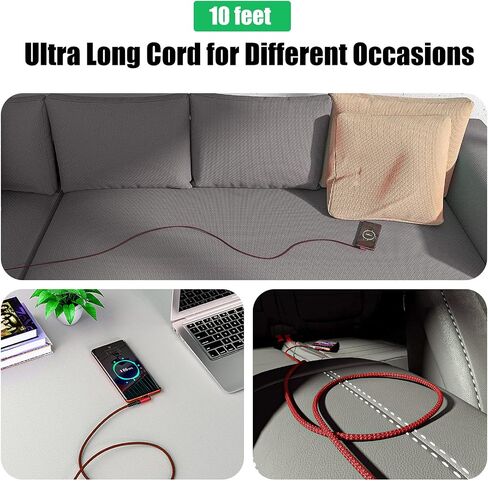 Type C Charger Fast Charging, Right Angle USB to USB C Cable [10ft] in Saudi Arabia