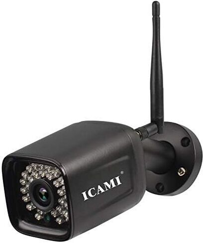 ICAMI Wireless Security Camera Outdoor 1080p WiFi Waterproof SD Card with Remote View Two-Way-Audio Motion Detection in Kuwait