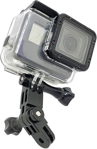 Aluminum 1/4 Inch Tripod Mount Adapter, 2 Pieces, Black & Red, for GoPro Hero 11/10/9/8/7/6/5/4/3 Session DJI OSMO AKASO Campark YI Action Camera in Saudi Arabia