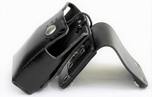 حافظة/حافظة جلدية شديدة التحمل مع دوار معدني كامل سريع الفصل لراديو فيرتكس VX-261 VX-231 VX-351 .. in Kuwait