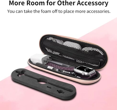 TITACUTE for Apple Pencil Case Carrying Case Hard Foam Zipper Shockproof Protective Travel iPencil Case Holder for Apple Pencil 1st Generation 2nd Gen for iPad 10 Pro Stylus Pen Charger Cable Adapter in Kuwait