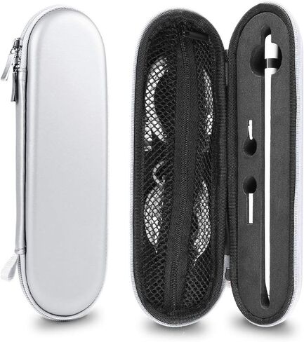 TITACUTE for Apple Pencil Case Carrying Case Hard Foam Zipper Shockproof Protective Travel iPencil Case Holder for Apple Pencil 1st Generation 2nd Gen for iPad 10 Pro Stylus Pen Charger Cable Adapter in Kuwait