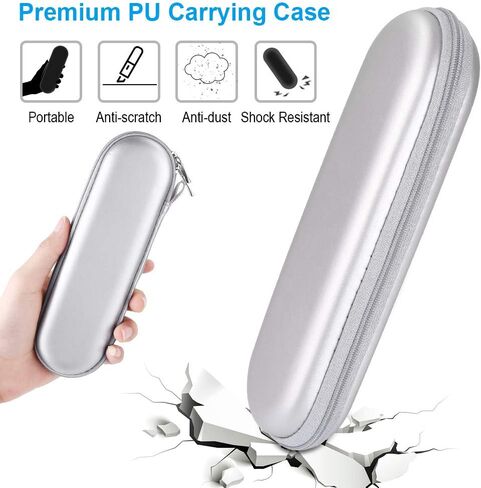 TITACUTE for Apple Pencil Case Carrying Case Hard Foam Zipper Shockproof Protective Travel iPencil Case Holder for Apple Pencil 1st Generation 2nd Gen for iPad 10 Pro Stylus Pen Charger Cable Adapter in Kuwait