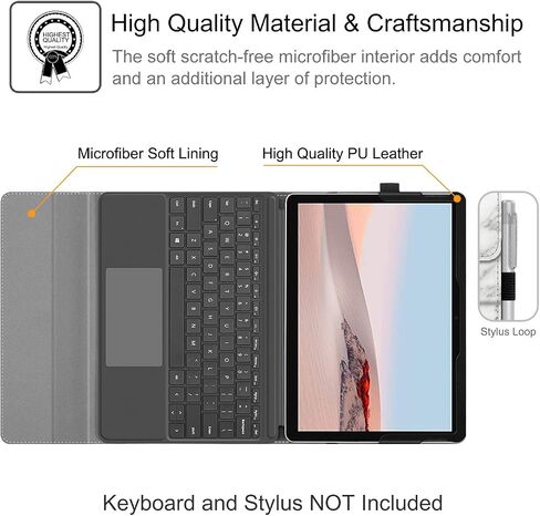 حافظة Fintie الواقية لجهاز Microsoft Surface Go 4/3/2/1 2023/2021/2020/2018 in Kuwait
