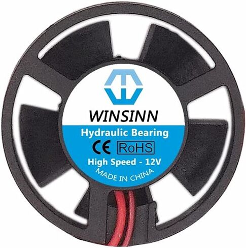 WINSINN 30mm Round Fan Circle 12V, Micro 12 Volt Ring Fans Loop 3010 Hydraulic Bearing, Brushless Cooling 31.5x10mm 2PIN (Pack of 5Pcs) in Saudi Arabia