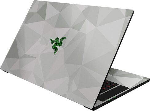 Razer Skin Vinyl Laptop Wrap: Blade 15 - Full Wrap - Premium 3M Cast Vinyl - Scratch Resistant - Unique Designs & Finishes - Easy Application - Lenticular Camo - Black in Kuwait