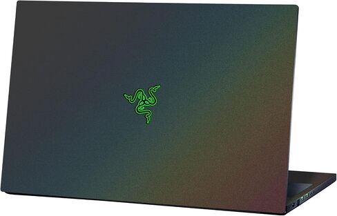 Razer Skin Vinyl Laptop Wrap: Blade 15 - Full Wrap - Premium 3M Cast Vinyl - Scratch Resistant - Unique Designs & Finishes - Easy Application - Lenticular Camo - Black in Kuwait