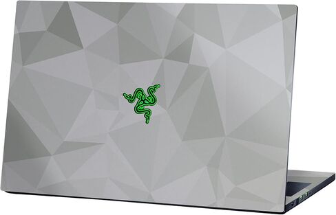 Razer Skin Vinyl Laptop Wrap: Blade 15 - Full Wrap - Premium 3M Cast Vinyl - Scratch Resistant - Unique Designs & Finishes - Easy Application - Lenticular Camo - Black in Saudi Arabia