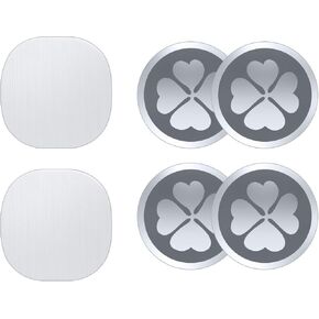 IKOPO Universal Metal Plate – (2 Rectangular, 4 Round) Suitable for Magnetic Phone Car Mount, Metal Plates Stick On Cell Phone with Strongest VHB Adhesive in Kuwait