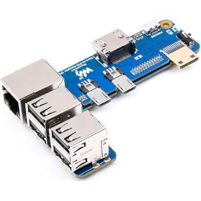 Raspberry Pi Zero 2W to Pi 3B/3B+ Adapter, Based on Raspberry Pi Zero 2 W to Reproduce Original Appearance of Pi 3B/3B+, Alternative for Raspberry Pi 3 Model B/3B+, Compatible with Pi 3B/ 3B+ HATs