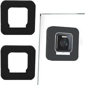 حامل نافذة TEKCAM متوافق مع Wyze Cam V3/V3 Pro، 2 دعامة تثبيت لاصقة قوية مناسبة للزجاج المفرد، بدون انعكاسات، بدون براغي، سهل التركيب، أسود in Kuwait