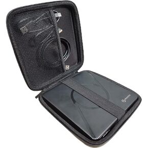 حقيبة تخزين صلبة محمولة للسفر من فيكسيرو لأسطوانات CD/DVD +/-RW ROM ومشغل دي في دي ومحرك أقراص DVD بلو راي in Kuwait