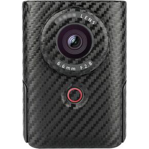 Anti-Scratch Anti-Wear Camera Skin Cover Protector Film for Canon PowerShot V10 Vlog Camera Body Protective Decoration Sticker - Black in Kuwait