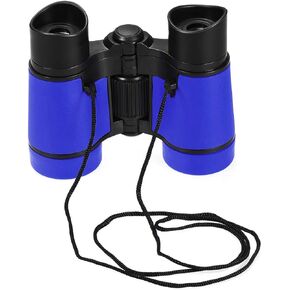 uxcell Binoculars 4X30 Compact Foldable Binoculars Shock Proof Blue with Neck Strap for Bird Watching Hiking Camping