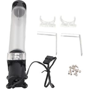 خزان مياه وحدة المعالجة المركزية، اسطوانة تبريد وحدة المعالجة المركزية عالية الطاقة، نظام مضخة مياه تبريد مياه الكمبيوتر بسيط التجميع، DIY 12 فولت 19 واط مضخة مياه عازلة مانعة للتسرب مبرد للكمبيوتر in Kuwait