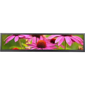 شاشة عرض VSDISPLAY بطول 28 بوصة، شاشة LCD 1920x360 IPS LCD مع إدخال فيديو USB HD-MI، تدعم دوران الصورة 180 درجة in Kuwait