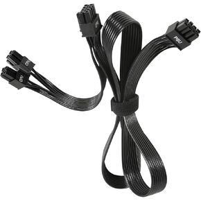CPU Cable for EVGA, 70CM Male to Male 8 Pin to 8 & 4+4 Pin EPS CPU Power Cable for G+ G2 G3 G5 G6 GA GM GT P2 P3 P5 P6 P+ T2 T3 (70cm+15cm)