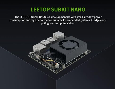 youyeetoo Jetson Nano Developer Kit, Onboard 16GB EMMC,Support SD Card SSD Extensions for AI Machine Learning(Fan Cooling) in Kuwait
