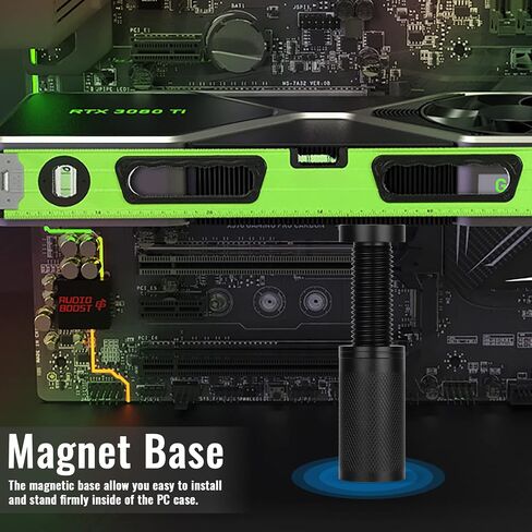 Jeymei Small Graphics Card GPU Support Bracket,Black (M,2-3.15in) in Saudi Arabia