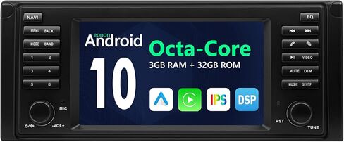 جهاز استريو السيارة أندرويد 11 من Eonon Android وCarPlay وAndroid Auto Car Stereo ، 7 بوصات راديو السيارة أحادي الدين ينطبق على BMW 5 Series 1995-2002 (E39) ، DSP مدمج، بلوتوث 5.0-R49 in Kuwait