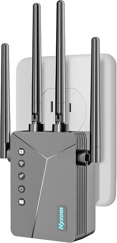 WiFi Extender Internet Booster and Signal Amplifier up to 9882 sq.ft - 4X Faster Long Range Coverage Wi-Fi Repeater for Home - with Ethernet Port & AP Mode, Support 40 Devices in Kuwait