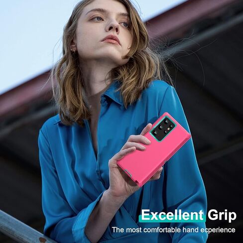 FEIYAR HOME for Samsung Galaxy S23 Ultra Case: [Military Grade Shockproof] with 2Pcs [Camera Protector + Soft Screen Protector] Heavy Duty Protection Phone Case for Galaxy S23 Ultra 5G-Black in Kuwait