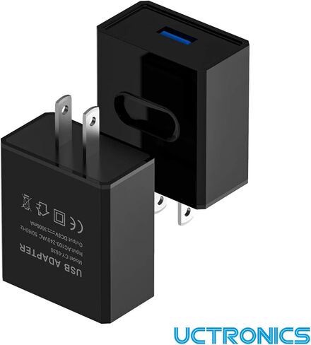 UCTRONICS لمصدر الطاقة Raspberry Pi 4 مع مفتاح، محول شاحن USB من النوع C 5 فولت 3 أمبير مع كابل تشغيل/إيقاف بطول 3.3 قدم، أسود in Kuwait