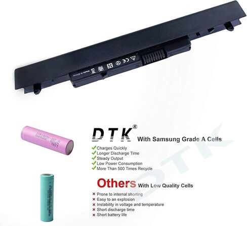 استبدال بطارية الكمبيوتر المحمول DTK OA04 746641-001 لجهاز HP 240 G2 / 250 G2 / 255 G2 / CQ14 / CQ15 / 14-r100 TouchSmart Series 15-r200 TouchSmart Series 15-d000ee Series Notebook 14.8V 2200mAh in Saudi Arabia