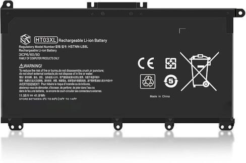 بطارية الكمبيوتر المحمول HSX HT03XL L11119-855 لجهاز HP Pavilion 15-CS 15-DA 15-DW 15-DB 17-by 17-CA 14-CE 14-CF 14-DF Series 15-CS0073CL 15-CS0053CL 15-DA0014DX HT03041XL HSTNN- UB7J L11421-2C2 L11421-422 in Kuwait