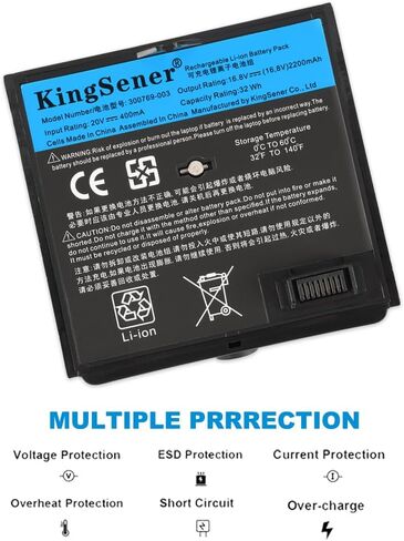 KingSener 300769-003 Laptop Battery for Bose 300769-003 300769-002 300769-004 300769-001 300770-001 for Bose SoundLink Portable Digital Music System 16.8V 2200mAh in Kuwait