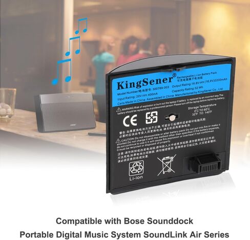 KingSener 300769-003 Laptop Battery for Bose 300769-003 300769-002 300769-004 300769-001 300770-001 for Bose SoundLink Portable Digital Music System 16.8V 2200mAh in Kuwait