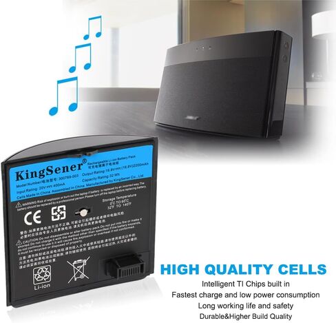 KingSener 300769-003 Laptop Battery for Bose 300769-003 300769-002 300769-004 300769-001 300770-001 for Bose SoundLink Portable Digital Music System 16.8V 2200mAh in Kuwait