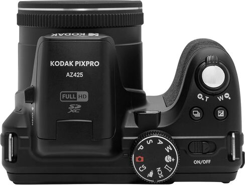Kodak PIXPRO AZ425 Digital Camera + 64GB Memory Card + Camera Case (Black) + USB Card Reader + Table Tripod + Accessories (White) in Saudi Arabia